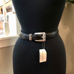 Vintage Black Brighton Belt